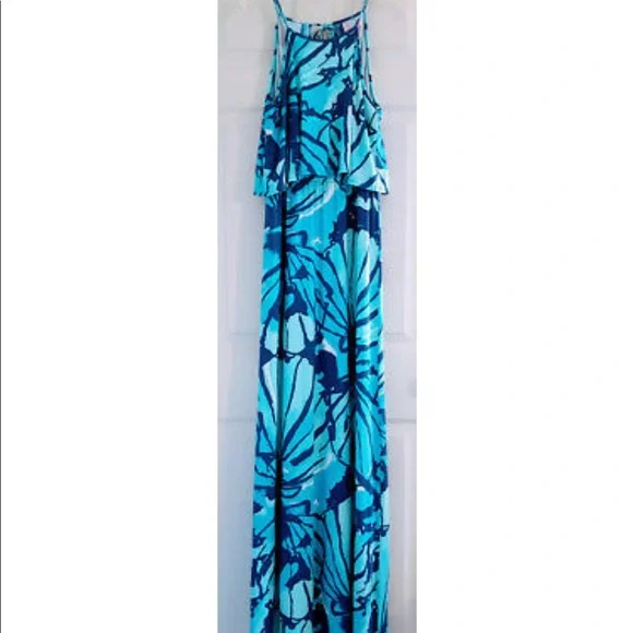 Lilly Pulitzer Levine maxi dress M - Picture 4 of 9
